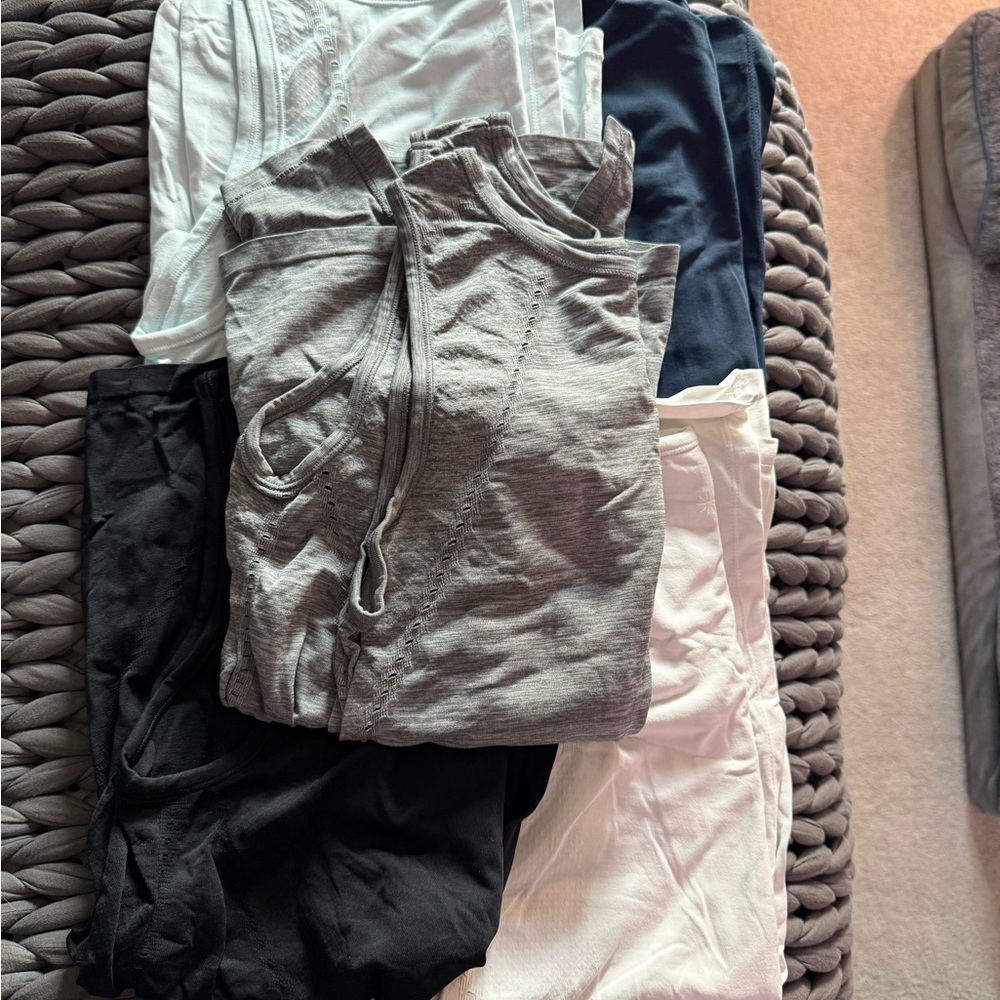 Lot of Athleta Foothill tie back tanks